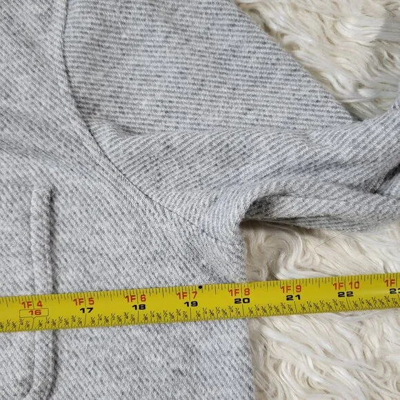 Faherty Legend Sweater Shirt - Fossil Grey Twill - Size M